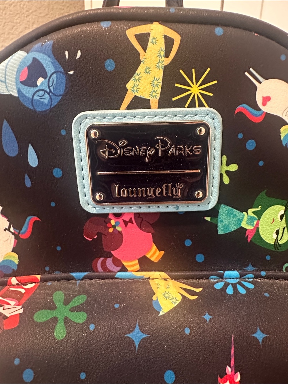 Disney Parks Pixar Loungefly Inside Out AOP Mini Backpack - Picture 6 of 8